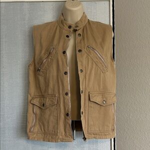 Men's Tan Utility Vest